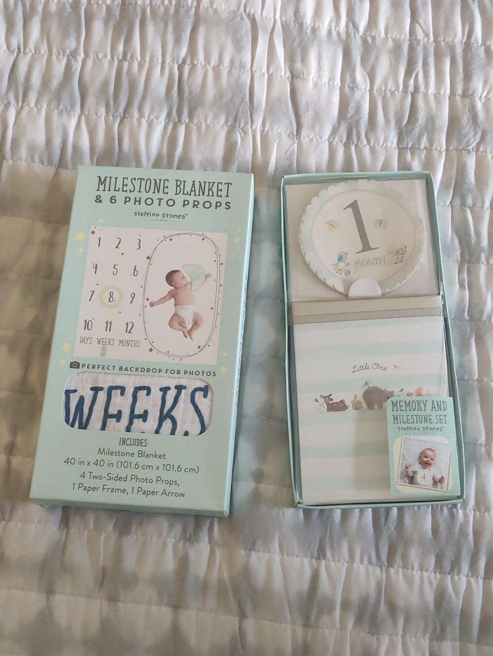 New!Maternity Milestone Blanket & Photo Props Staging Y2K Shabby Aesthetic Retro